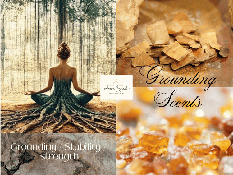 Candle by scents: Grounding Collection
