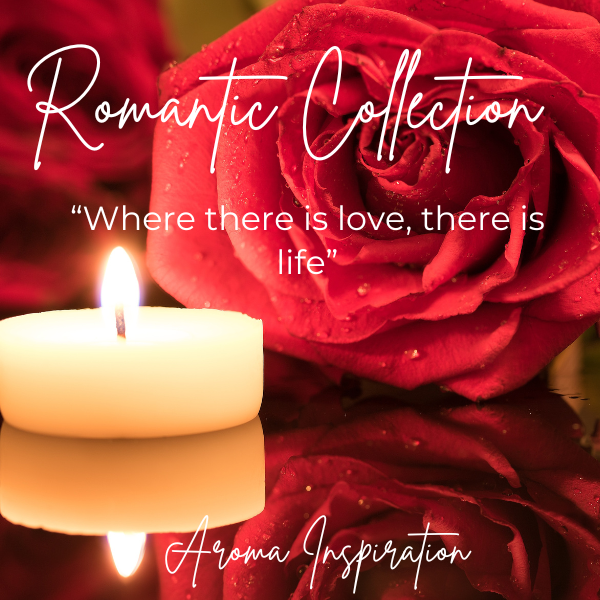 Candle by scents: Romantic collection