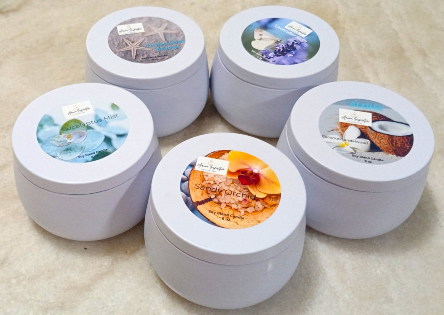 Candle Tin Collection