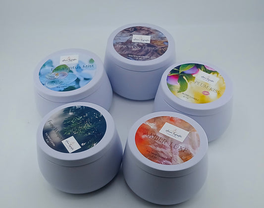 candle tins 6oz for 16.00 each